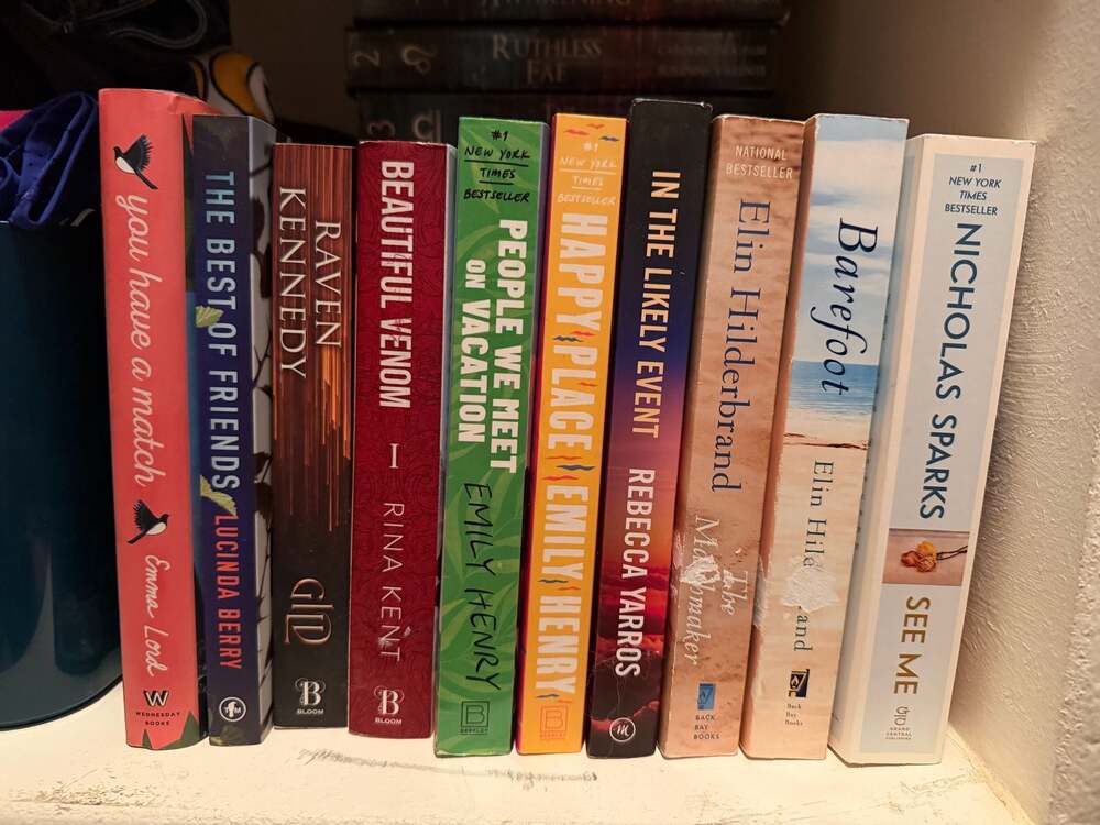 Lot of 10 Contemporary Romance & Thriller Paperback Books